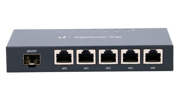 Новый маршрутизатор Ubiquiti EdgeRouter X SFP с 5 портами