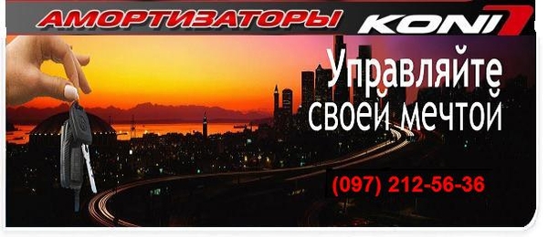 Амортизаторы KONI, KYB детали ходовой